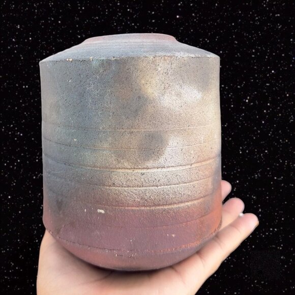 Art Pottery Laura Ross Pottery Vase Stoneware Ceramic Signed Vase Multicolor - Picture 6 of 15